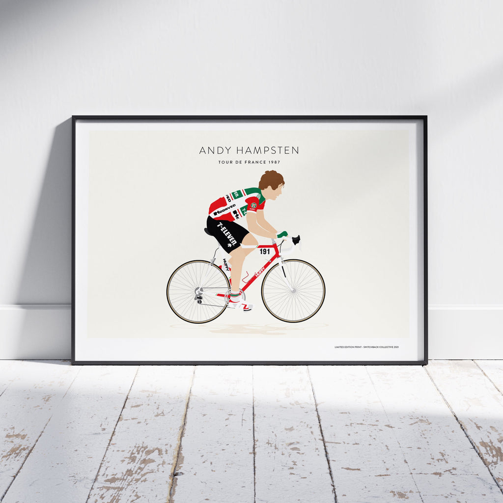 Andy Hampsten, 1987 Tour de France - Limited Edition Print
