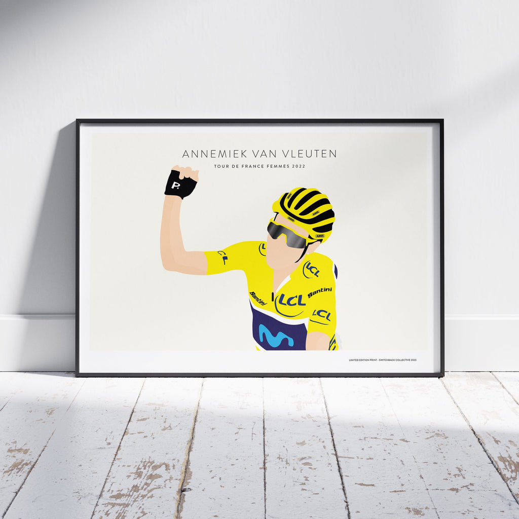 Annemiek van Vleuten, Tour De France Femmes 2022 - Limited Edition Print