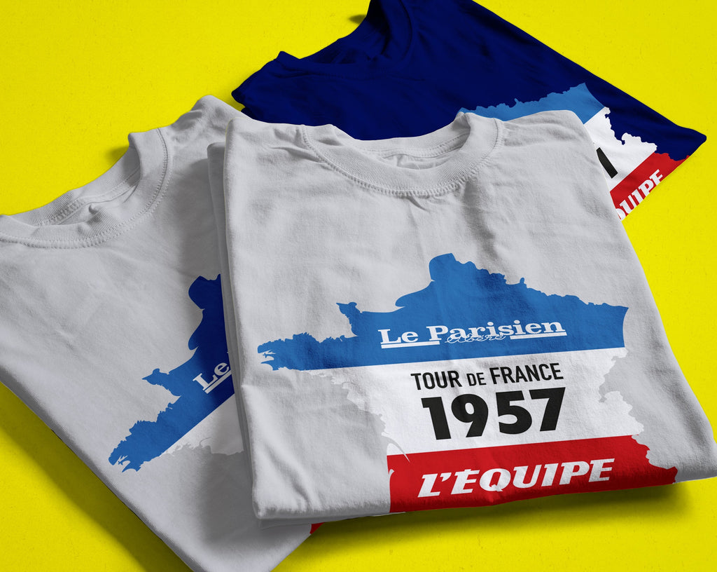 Vintage Tour de France Sign 1957 - Limited Edition T-Shirt