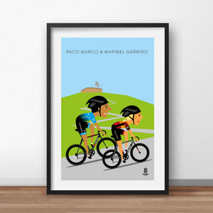 Personalised Cycling Print