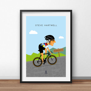 Personalised Cycling Print