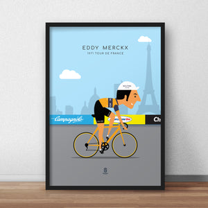Eddy Merckx - Molteni Print