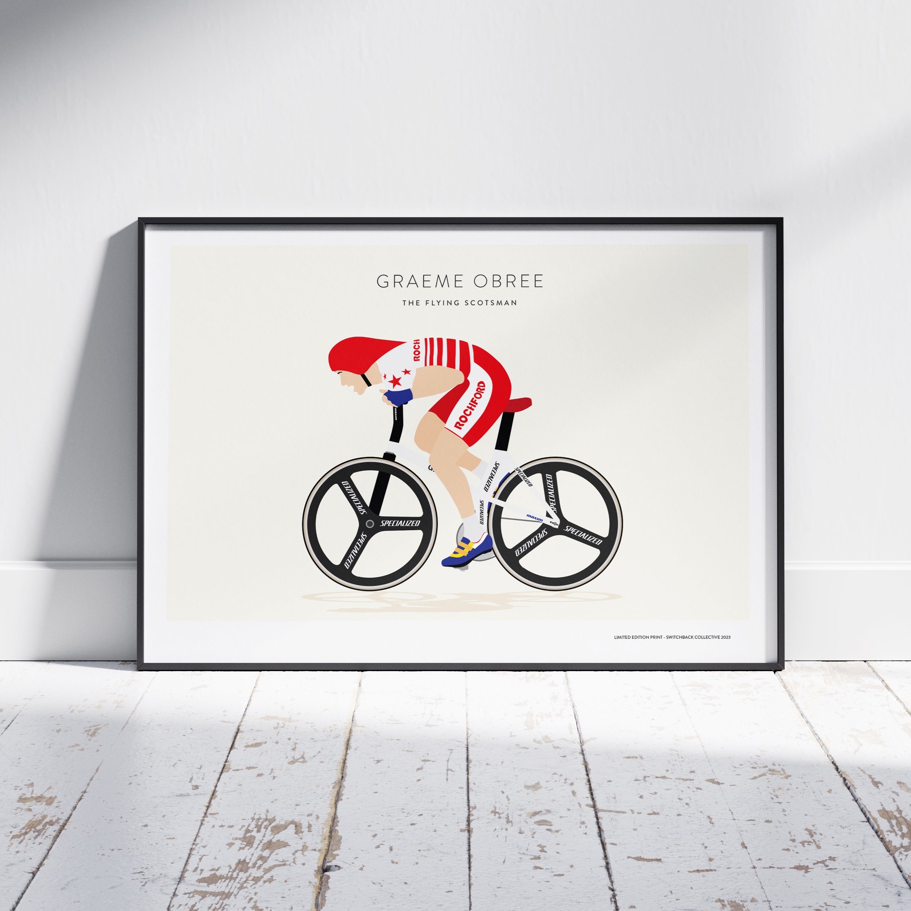 Graeme Obree, The Flying scotsman - Limited Edition Print