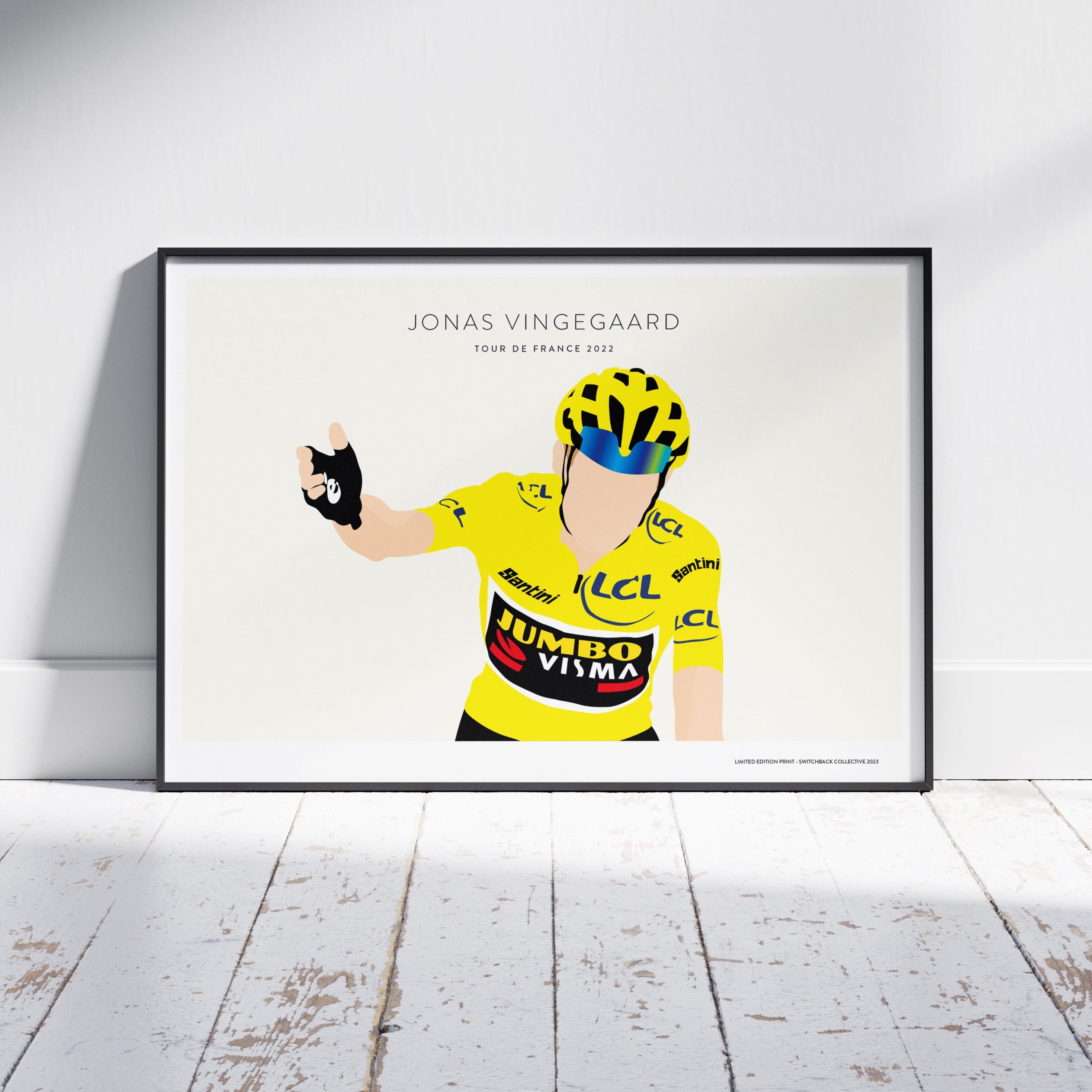 Jonas Vingegaard, Tour De France 2022 - Limited Edition Print