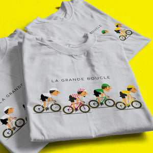 La Grand Boucle Cycling - Grey T-Shirt