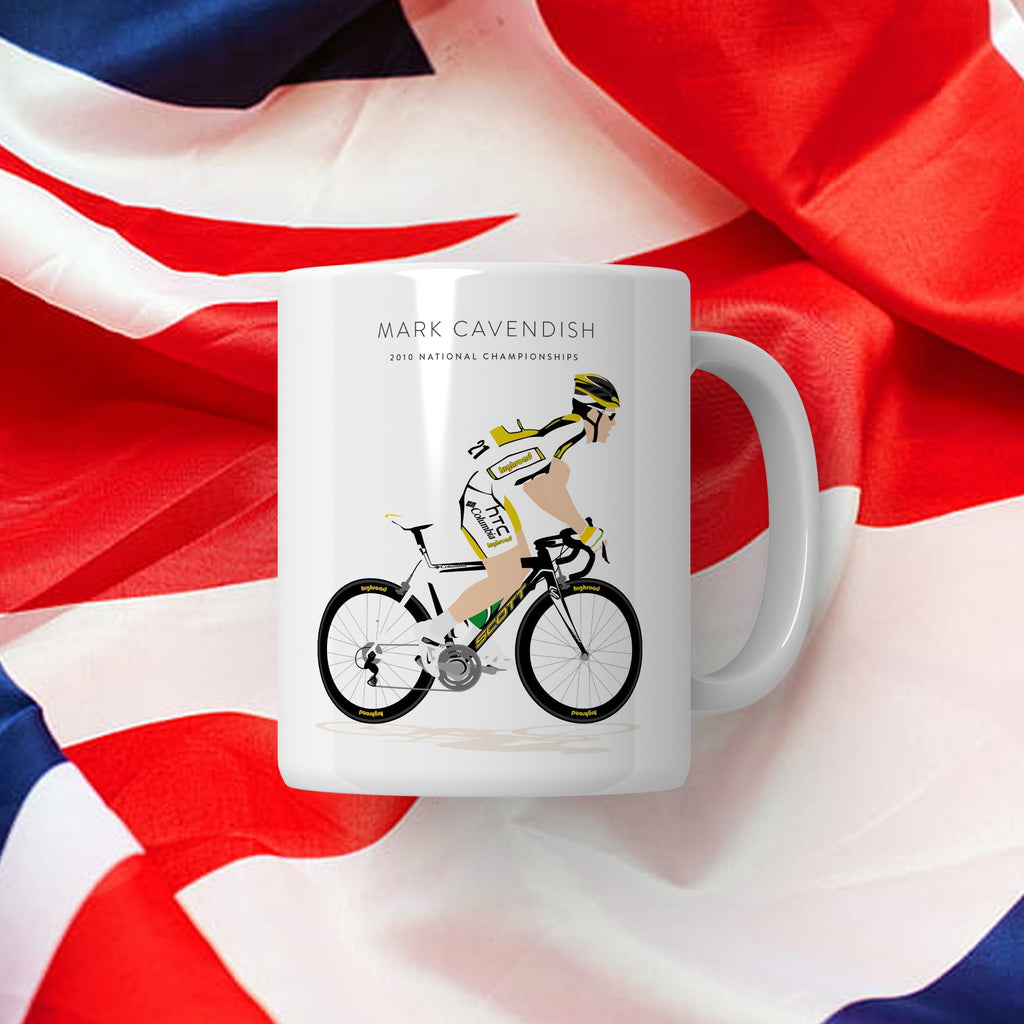 Mark Cavendish, 2010 Nat Champs, Team Highroad - Signature Coffee Mug