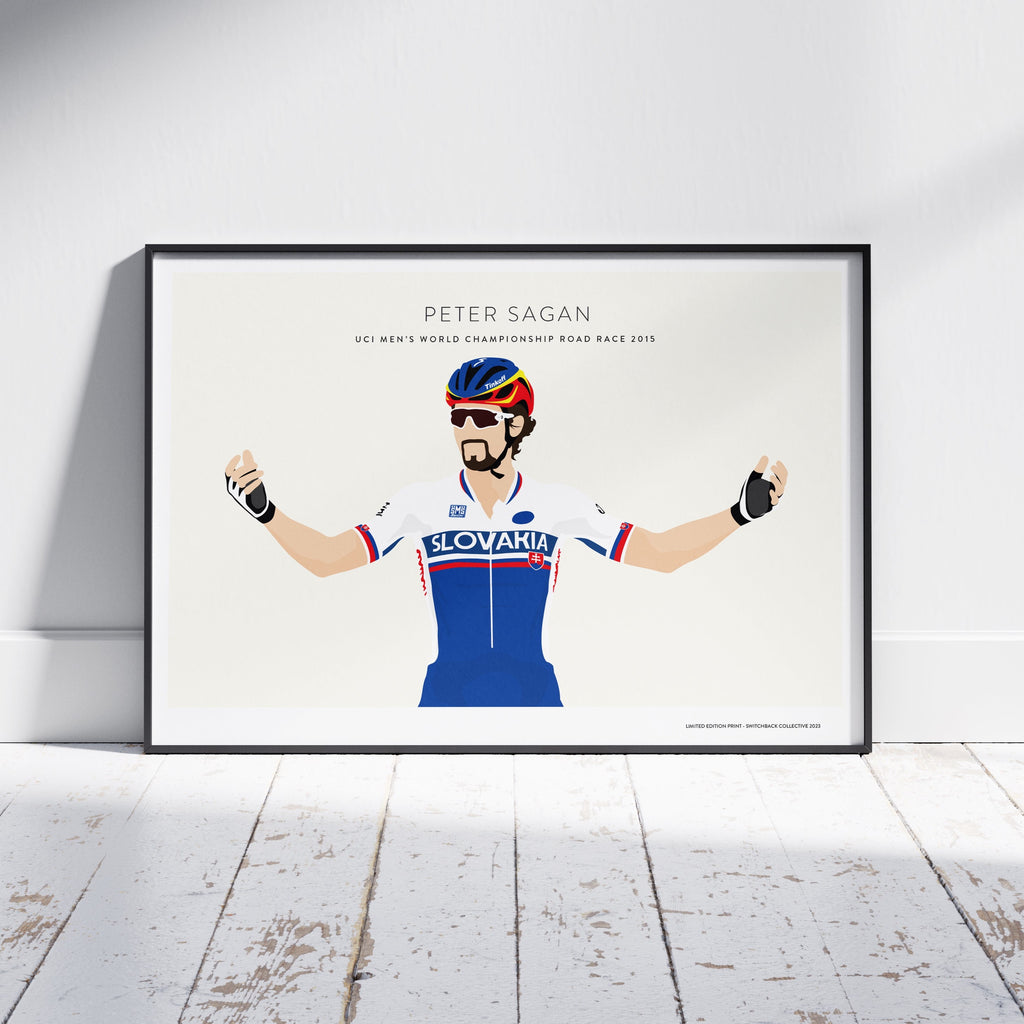 Peter Sagan, World Champion 2015 - Limited Edition Print