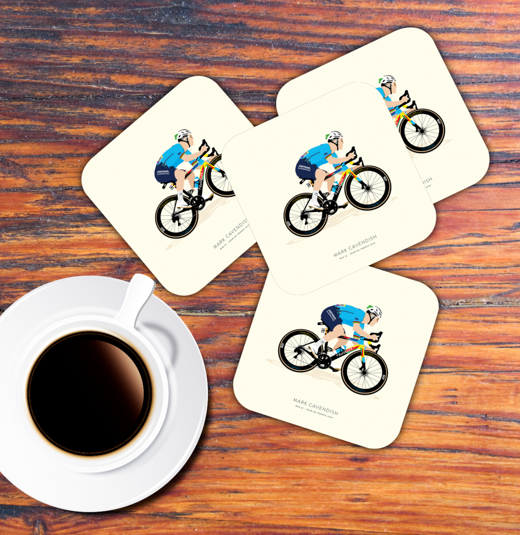 Mark Cavendish - 35 Wins Coasters - Limited Stock