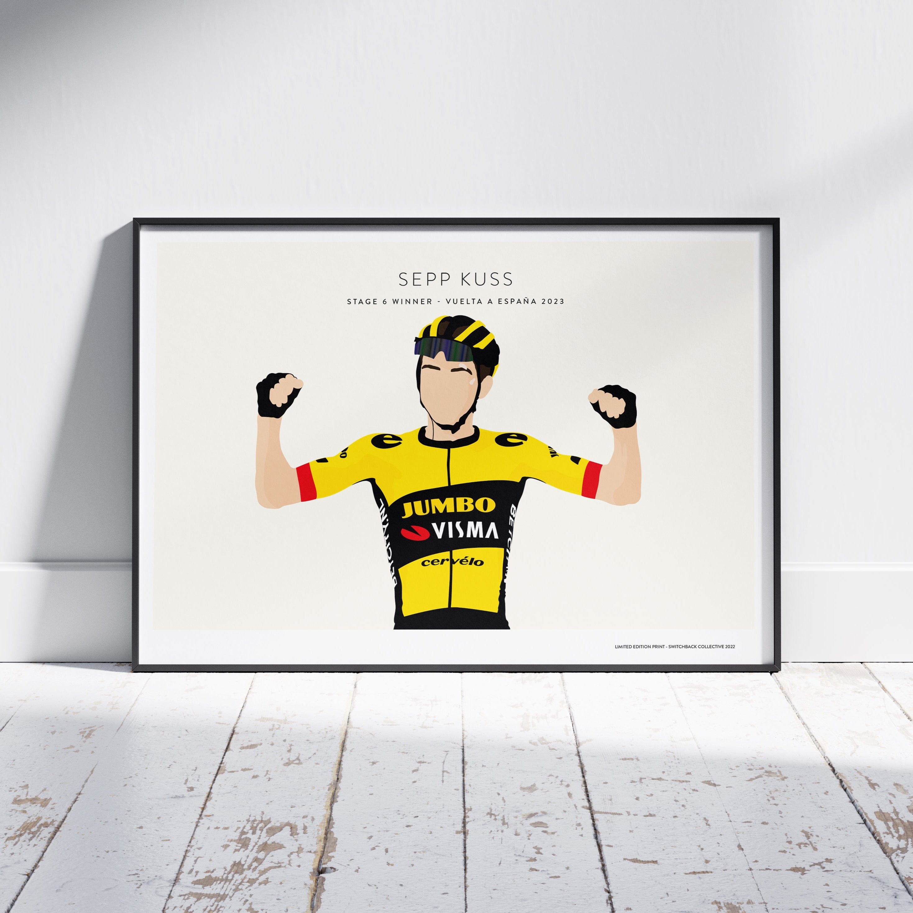 Sepp Kuss, Stage 6 Winner, Vuelta a España 2023 - Limited Edition Print