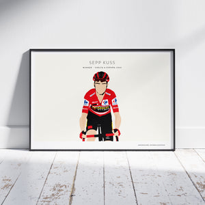 Sepp Kuss, Winner, Vuelta a España 2023 - Limited Edition Print
