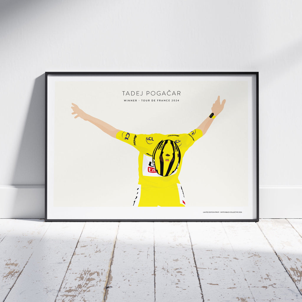 Tadej Pogacar Tour De France 2024 - Limited Edition Print