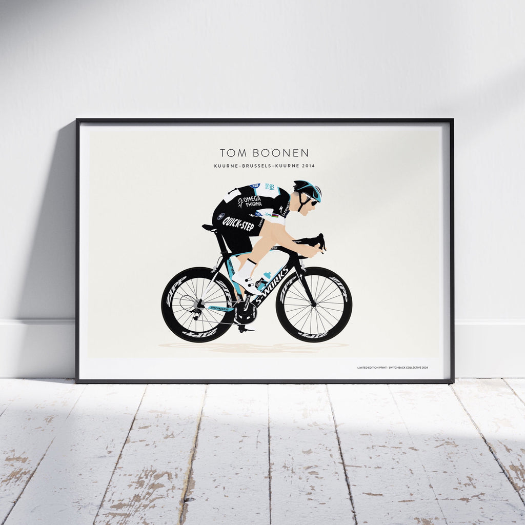 Tom Boonen, Kuurne-Brussel-Kuurne 2014 - Limited Edition Print
