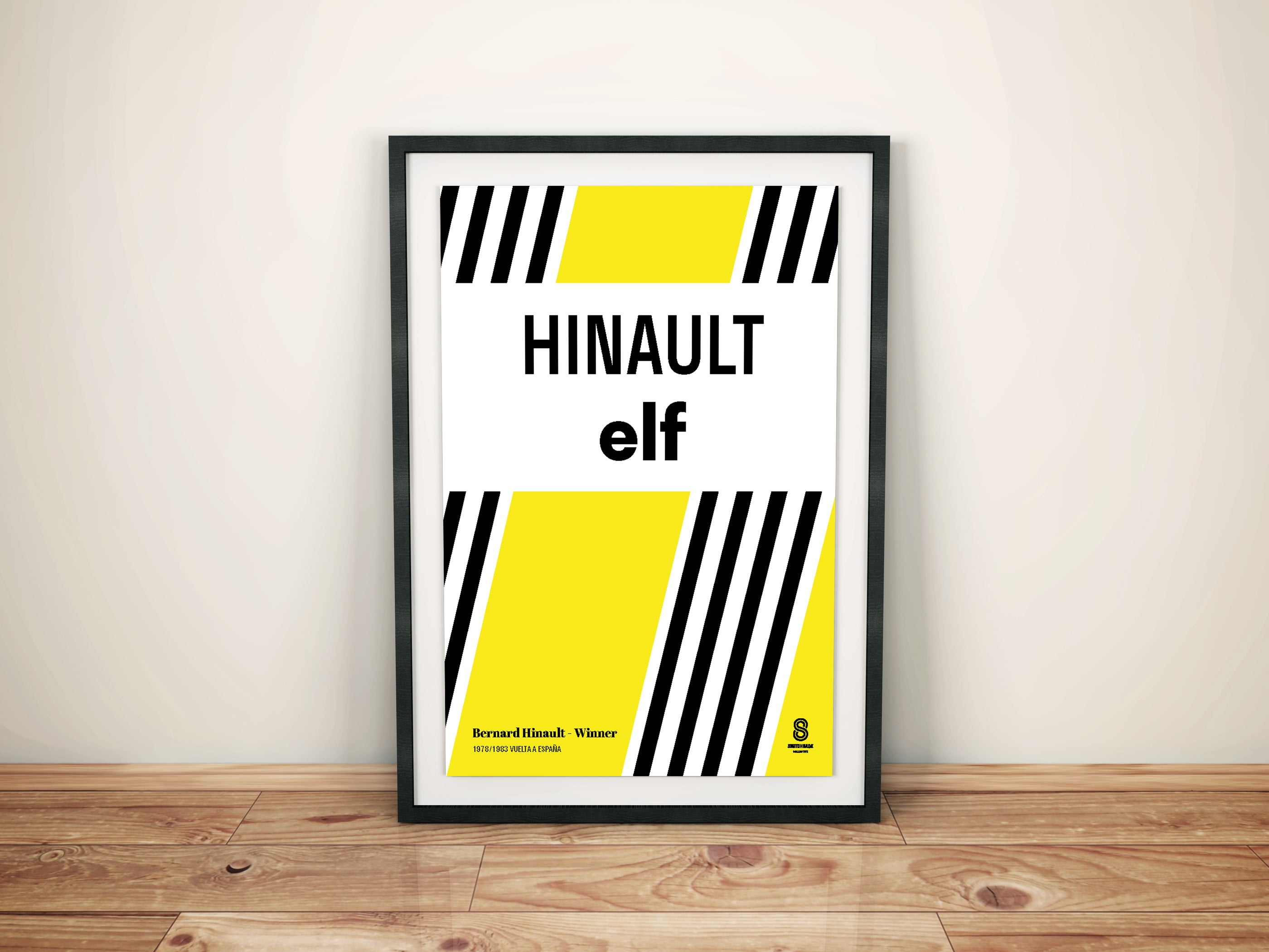 Bernard Hinault - Vintage cycling team print