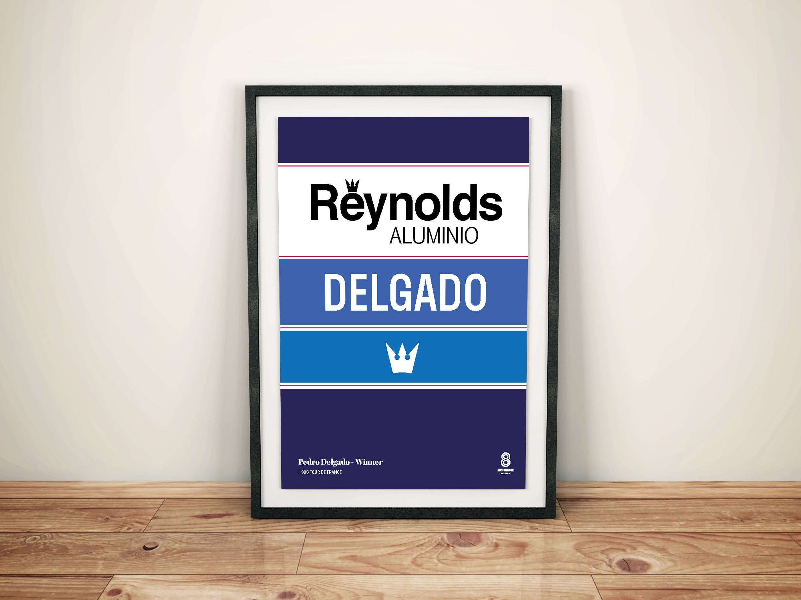 Pedro Delgado Reynolds - Vintage cycling team print