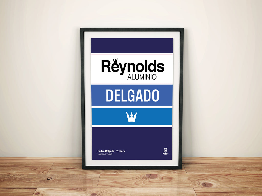 Pedro Delgado Reynolds - Vintage cycling team print