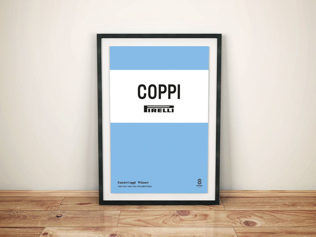 Fausto Coppi - Vintage cycling team print