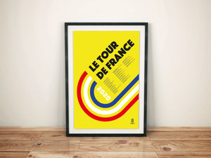 Tour De France Print 2020 - Cycling Print