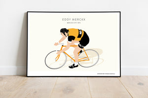 Eddy Merckx, Mexico City 1972 - Limited Edition Print