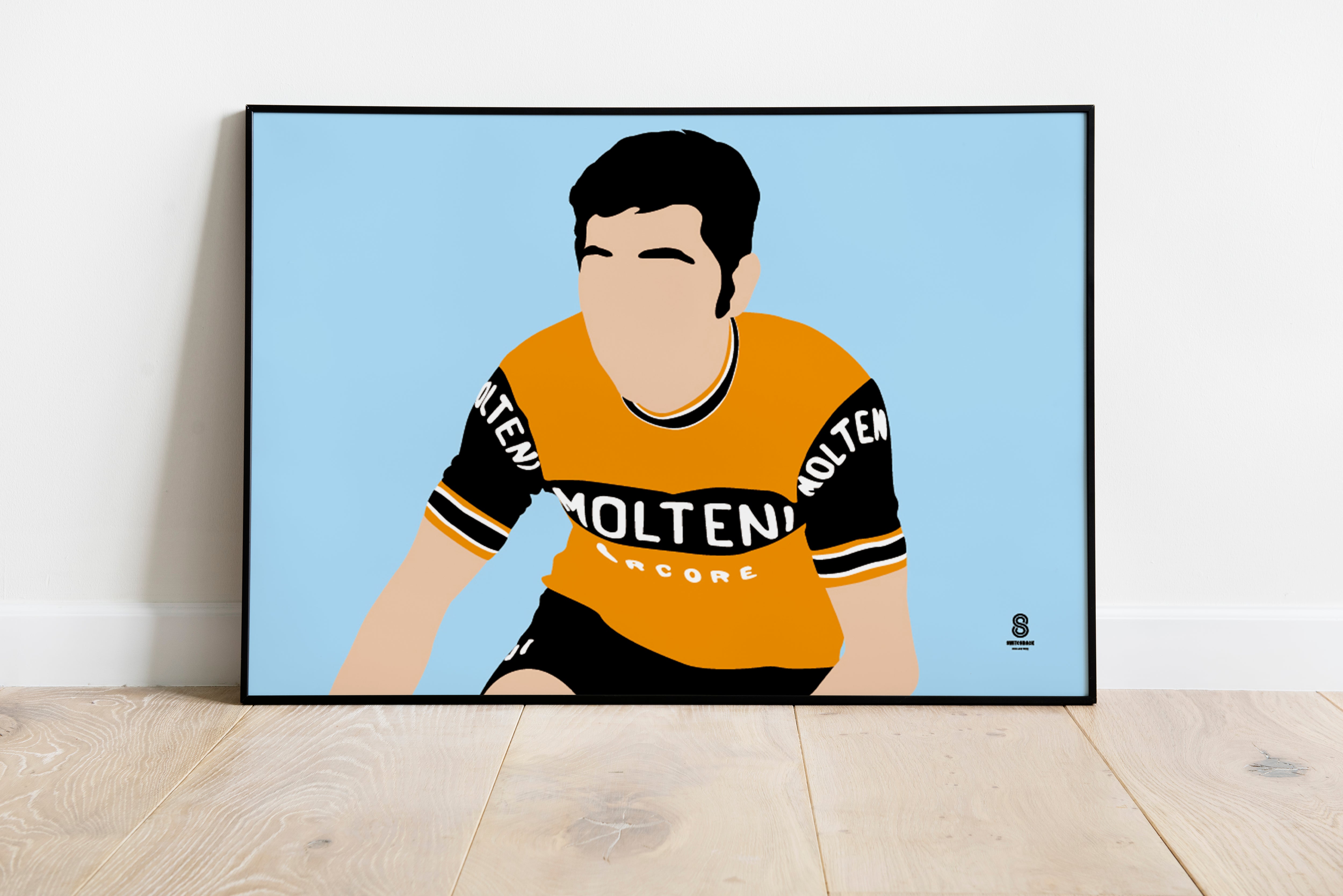 Eddy Merckx Molteni - Retro Print