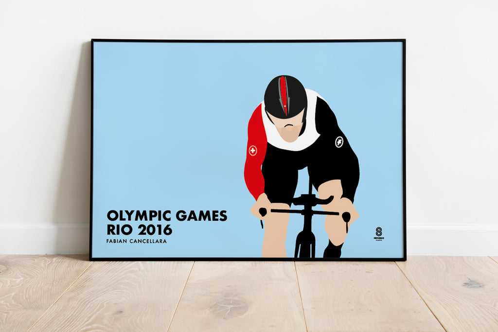 Fabian Cancellara Olympics Rio 2016 - Print