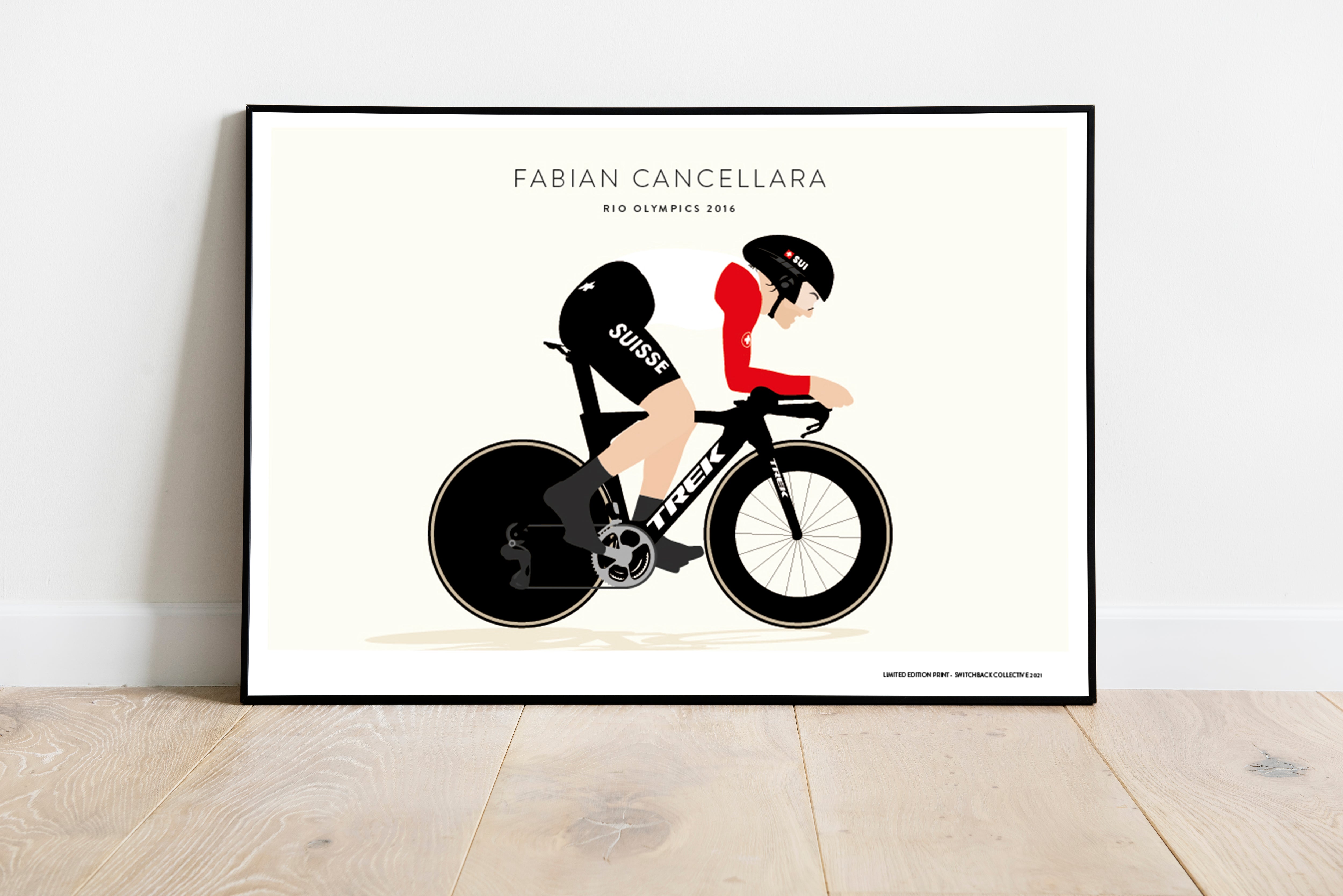 Fabian Cancellara Rio 2016 TT - Limited Edition Print