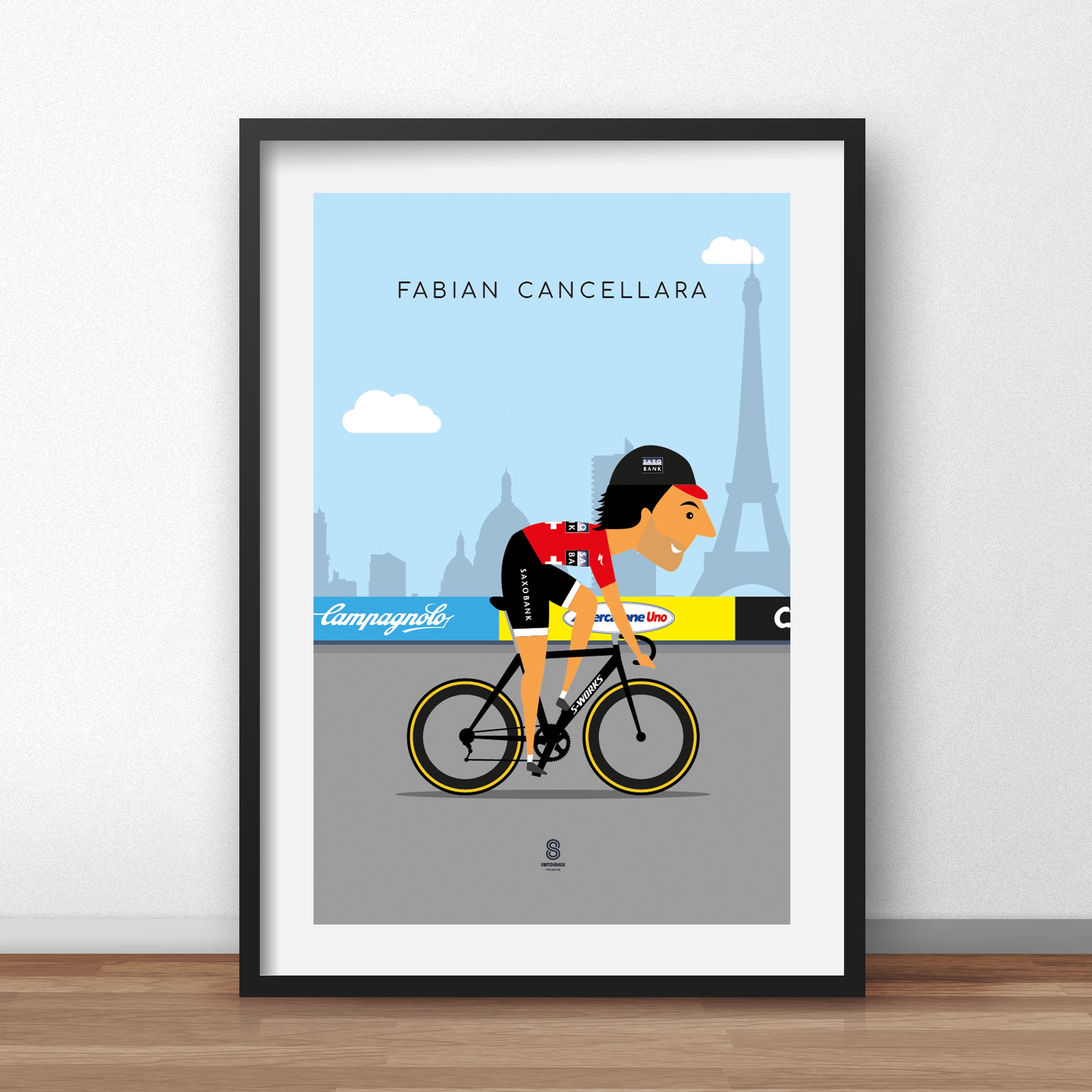 Fabian Cancellara Saxo Bank - Print