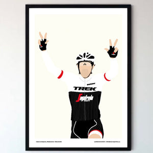 The Triple Crown, Fabian Cancellara - Strade Bianche Print