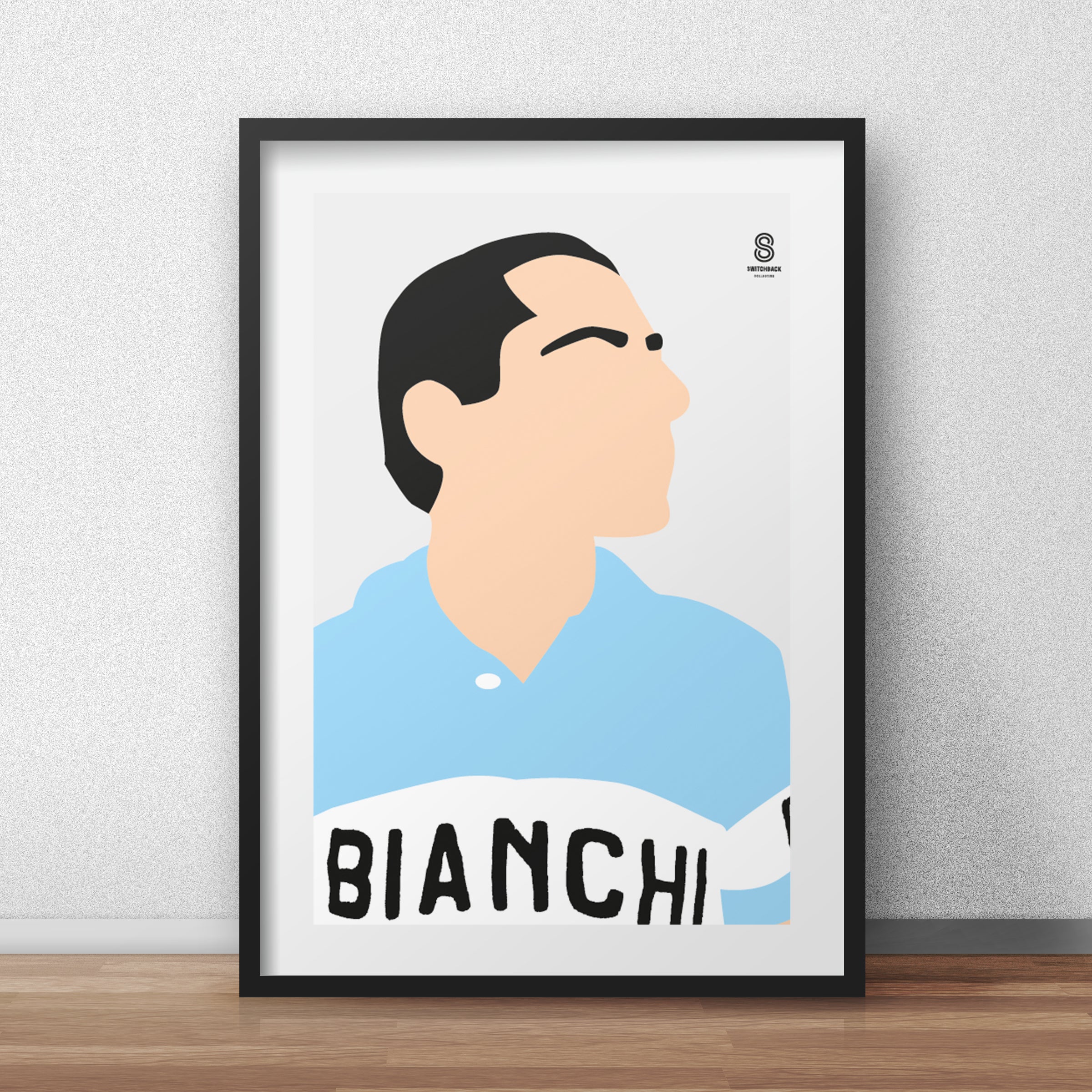 Coppi, Anquetil, Merckx and Simpson Portrait - set of 4 The Early Days Print