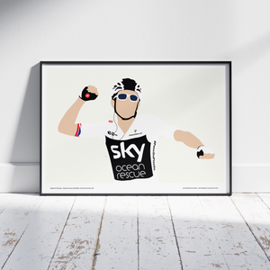 Geraint Thomas, 2018 Tour de France - Limited Edition Print
