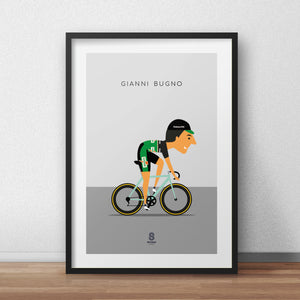 Gianni Bugno- Gatorade Chateau d´Ax Cycling Print