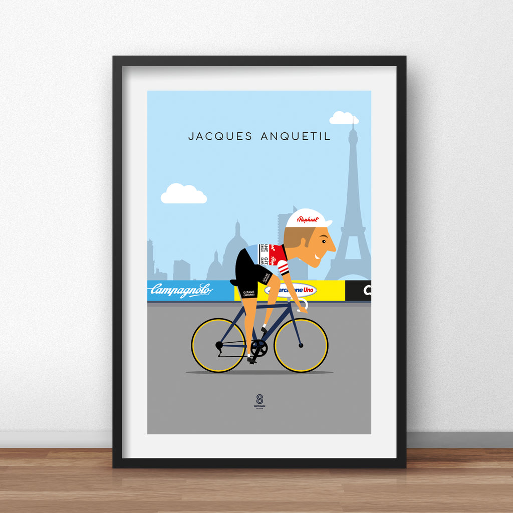 Jacques Anquetil - Saint-Raphaël Print