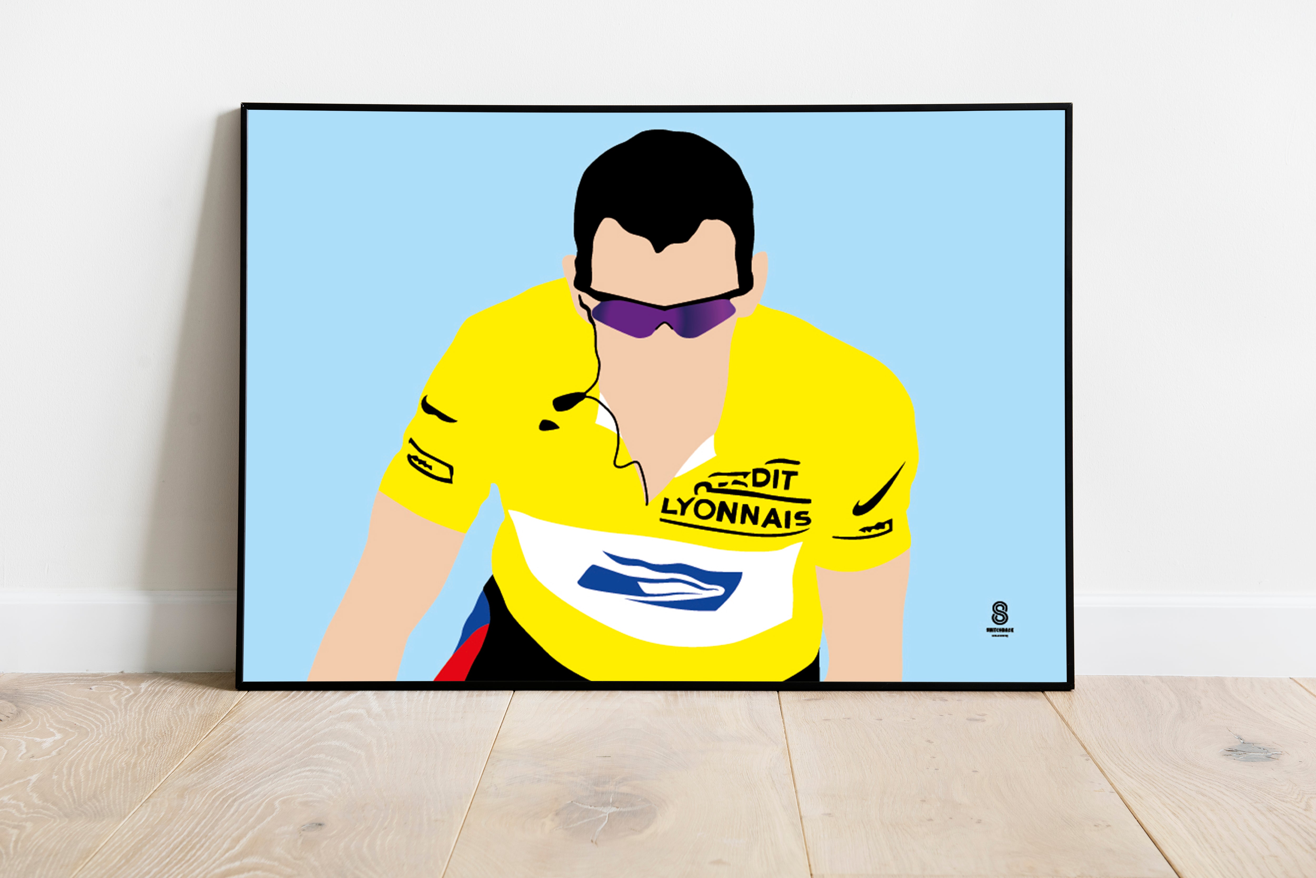 Lance Armstrong - US Postal Team Cycling Print
