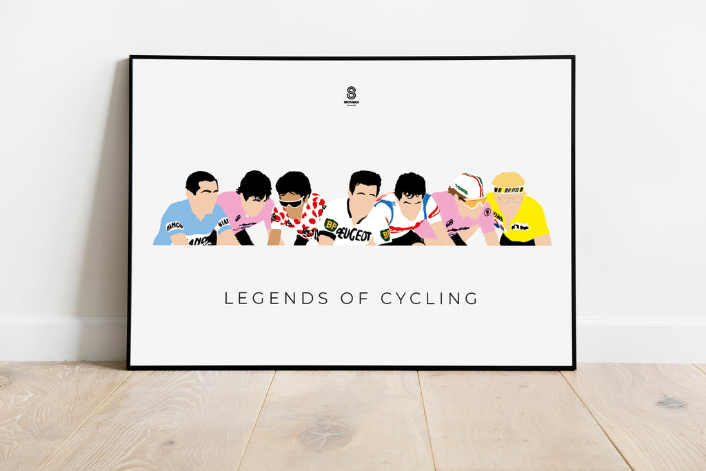 Legends of Cycling (3 of 3) - Modern Print