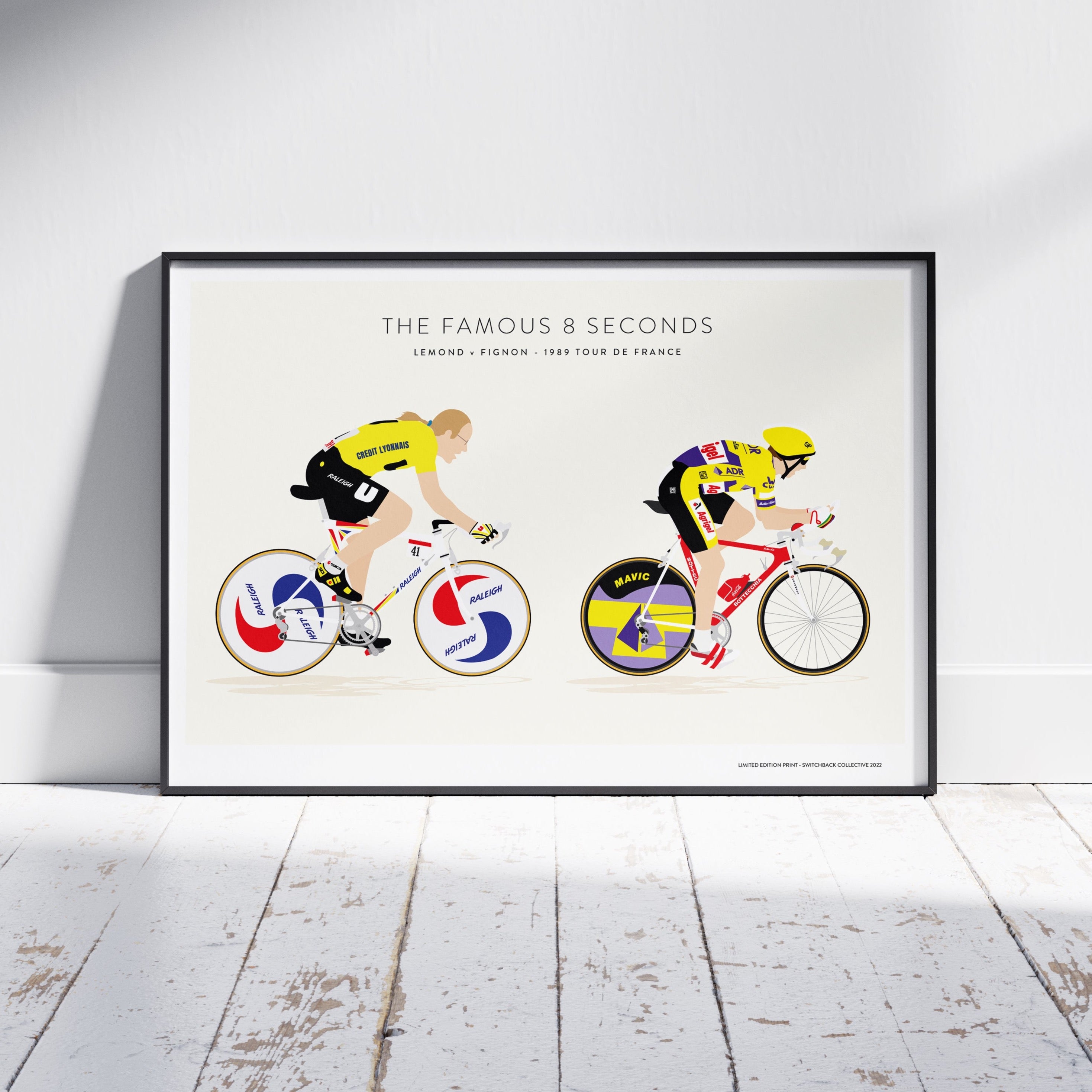 LeMond v Fignon, 1989 Tour De France - Limited Edition Print