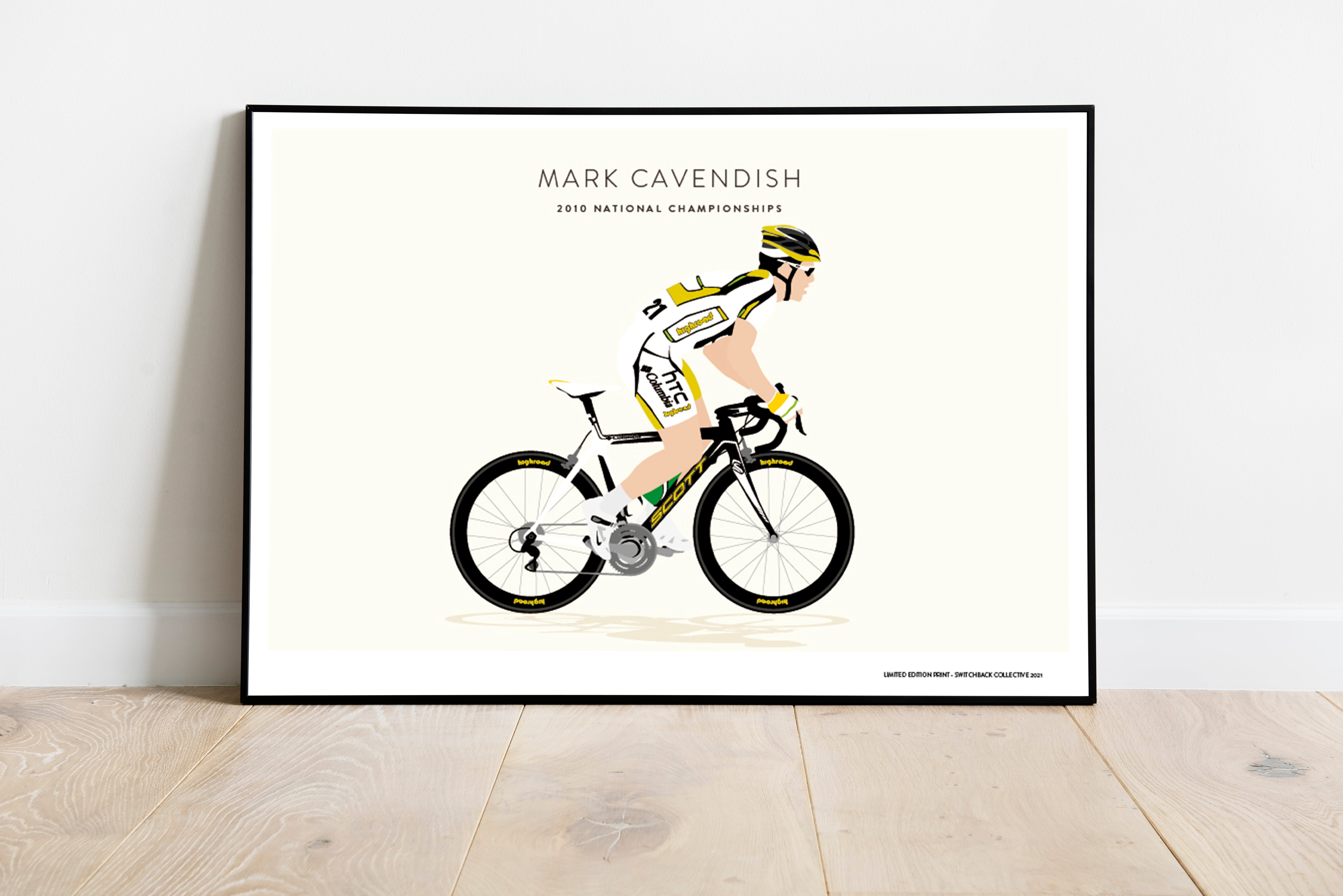 Mark Cavendish 2010 Nat Champs - Limited Edition Print