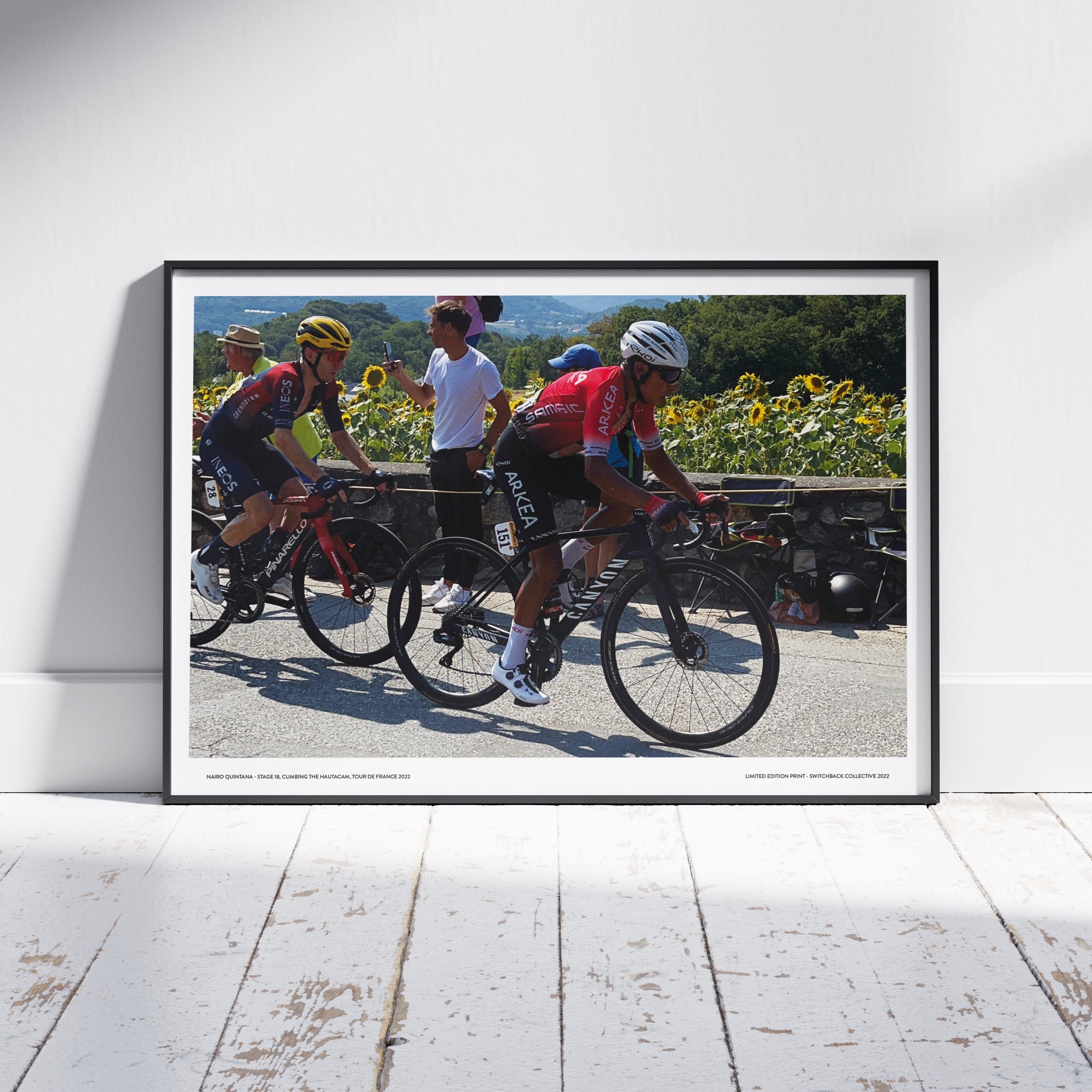 Nairo Quintana - Stage 18, The Hautacam, Tour De France 2022 - Limited Edition Photo