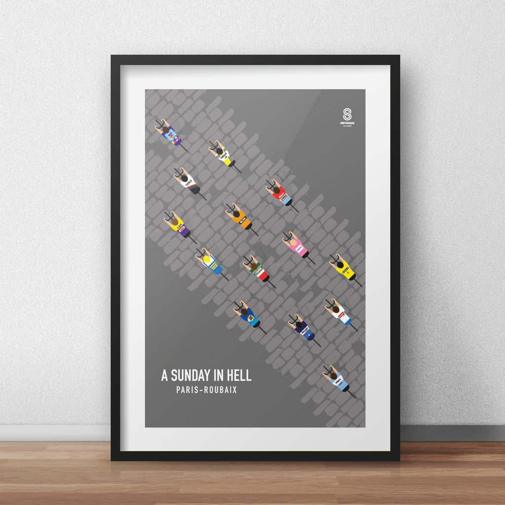 Paris Roubaix 'A Sunday in Hell' - Cycling Print