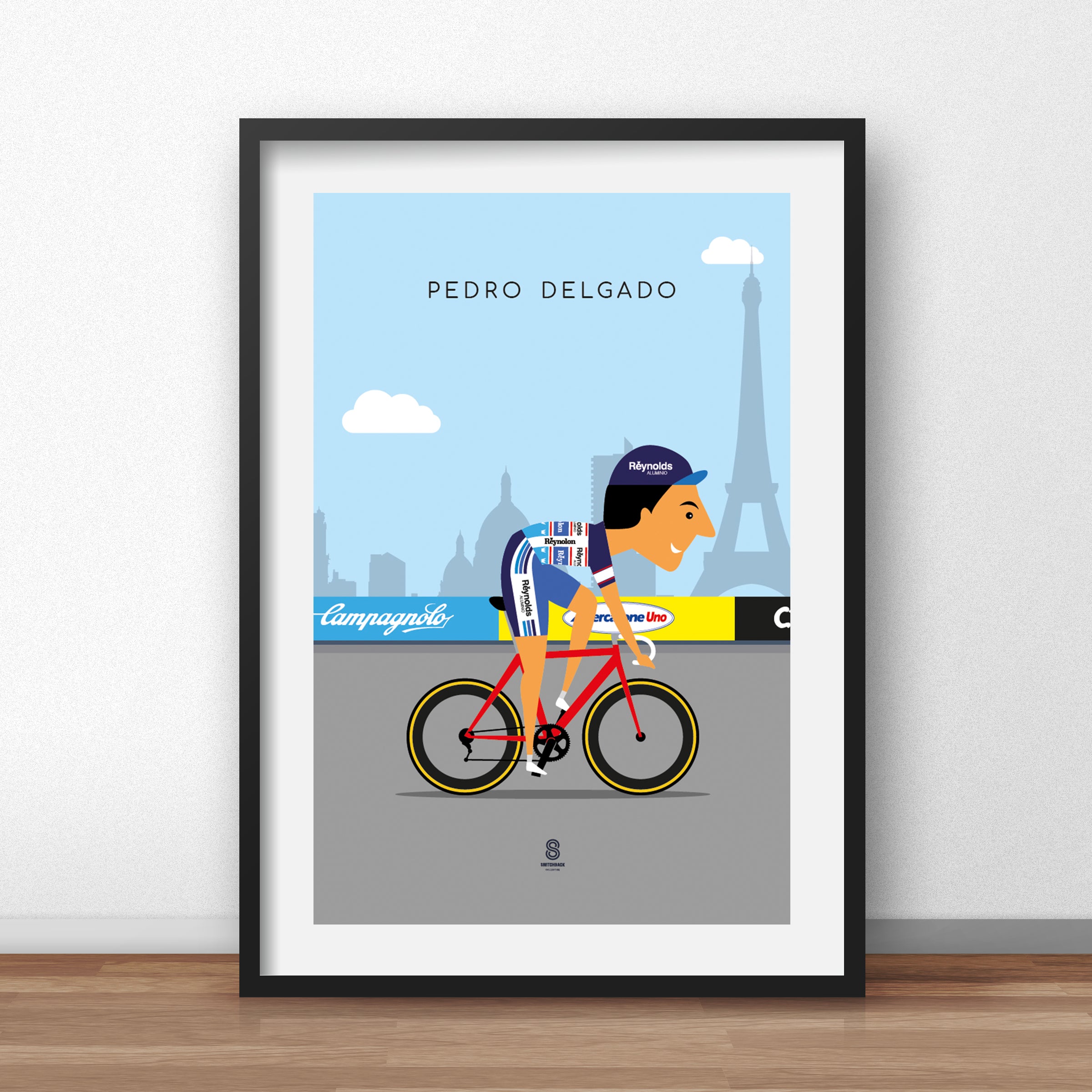 Pedro Delgado - Reynolds Cycling Print