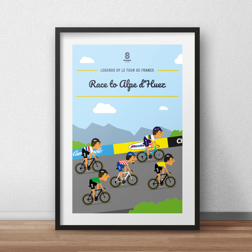 Race to Alpe d'Huez - Le Tour De France