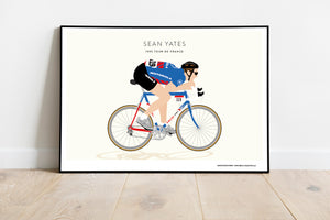 Sean Yates, Tour De France 1995 - Limited Edition Print