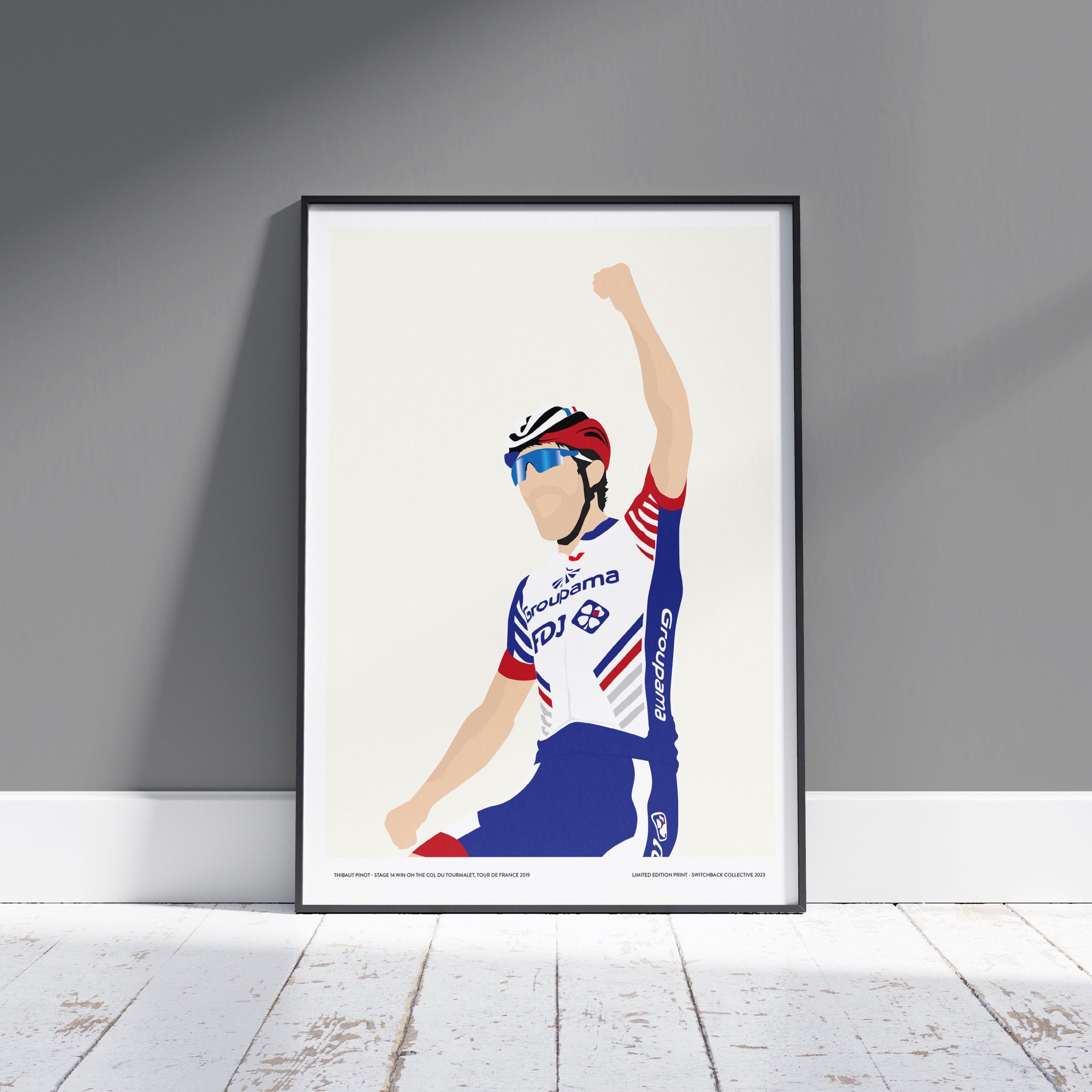 Thibaut Pinot Stage 14, Col du Tourmalet Limited Edition Print