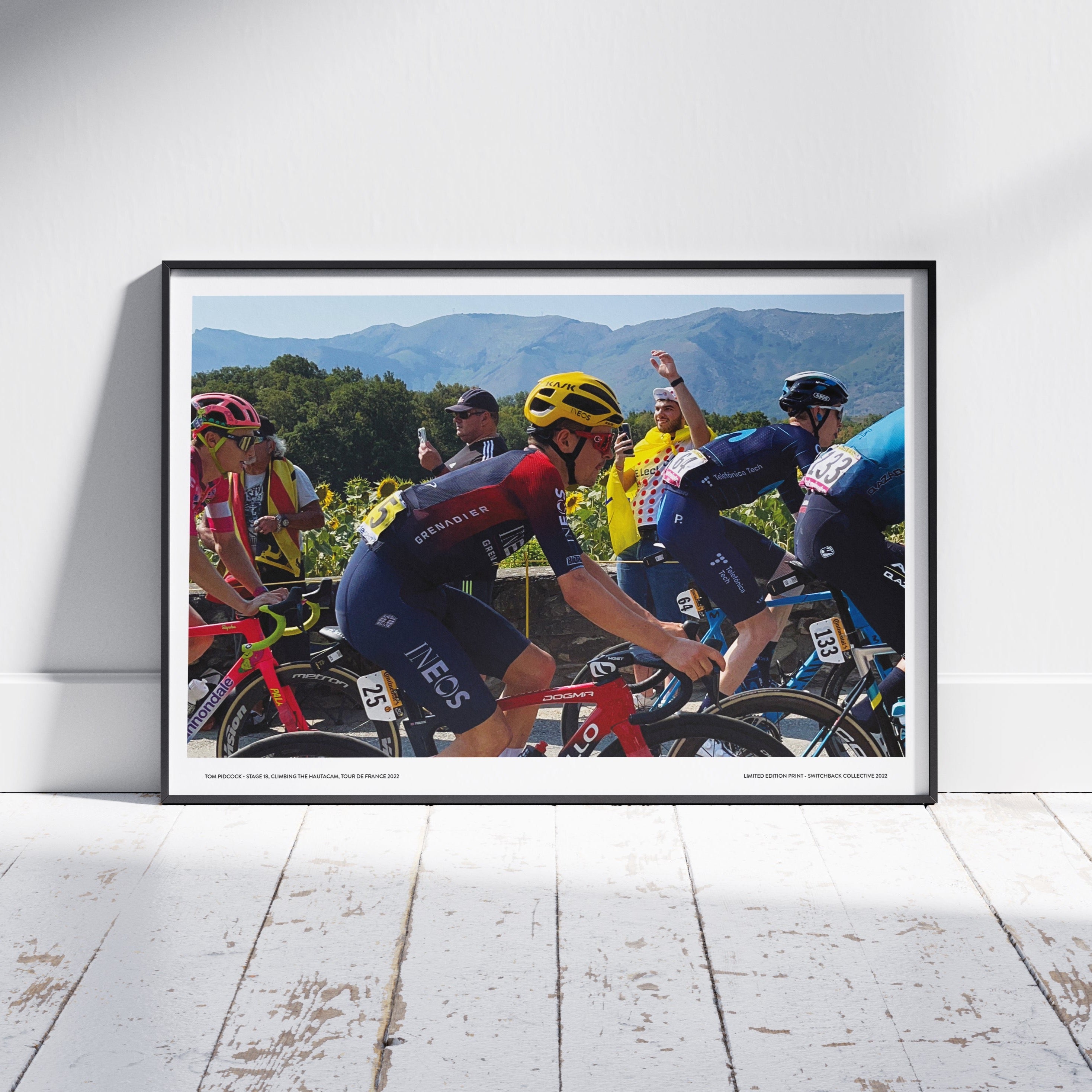 Tom Pidcock - Stage 18, The Hautacam, Tour De France 2022 - Limited Edition Photo