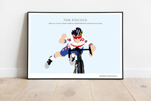 Tom Pidcock 'Superman' - World Championships 2022 - Limited Edition Print