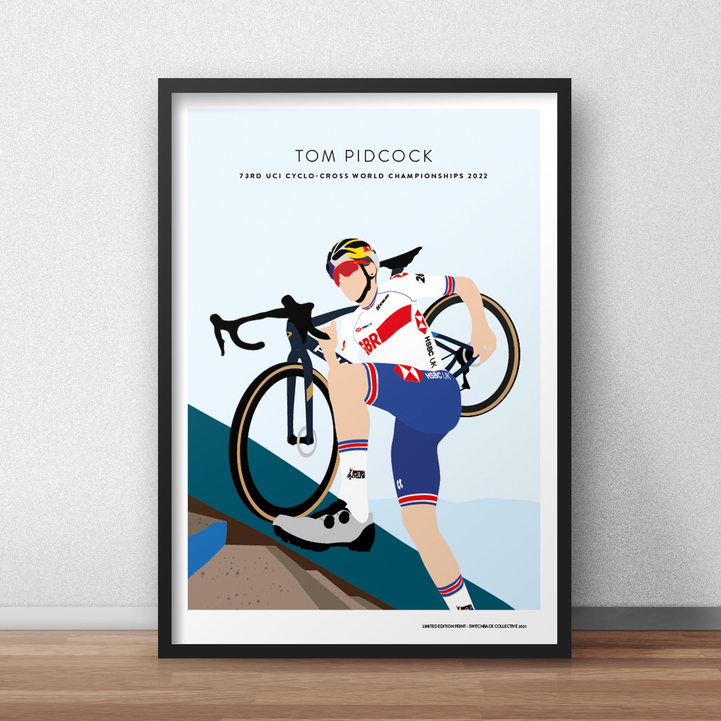 Tom Pidcock, World Championships 2022 - Limited Edition Print