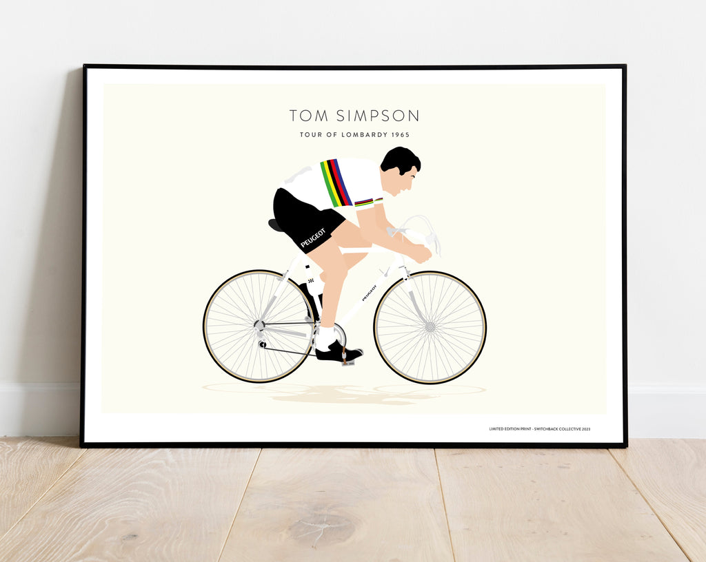 Tom Simpson, 1965 Tour Of Lombardy - Limited Edition Print