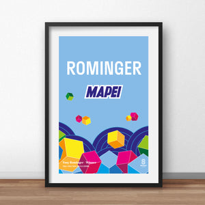 Tony Rominger Mapei - Vintage cycling team print