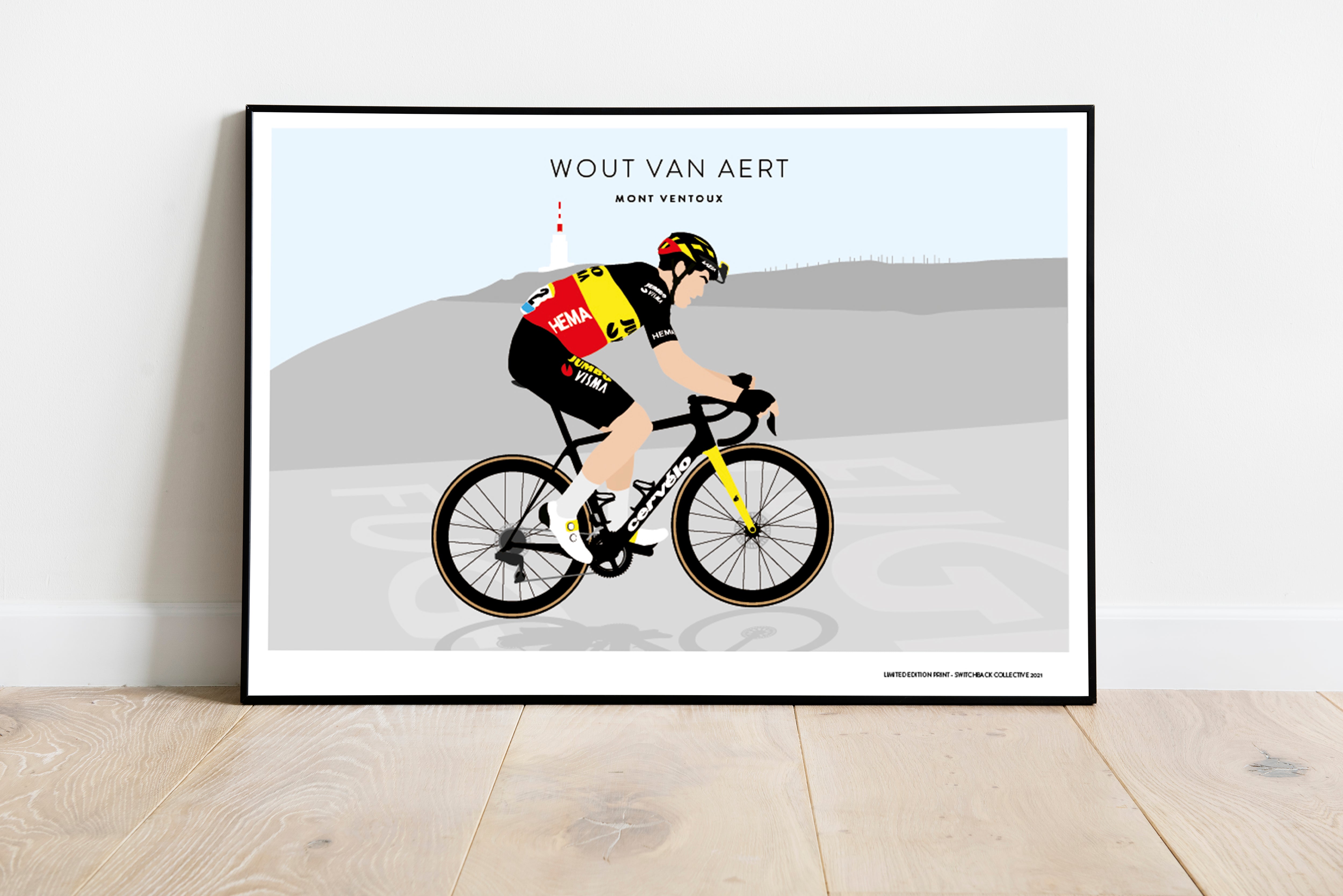 Wout Van Aert, Mont Ventoux - Limited Edition Print