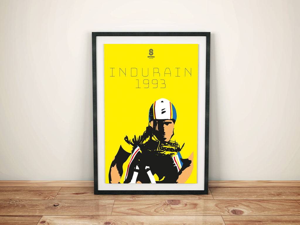 Miguel Indurain 1993 Tour De France - Limited Edition Vintage cycling team print