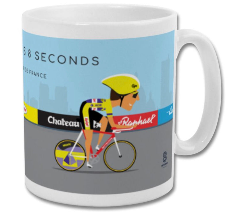 Greg LeMond and Laurent Fignon - Tour De France Mug