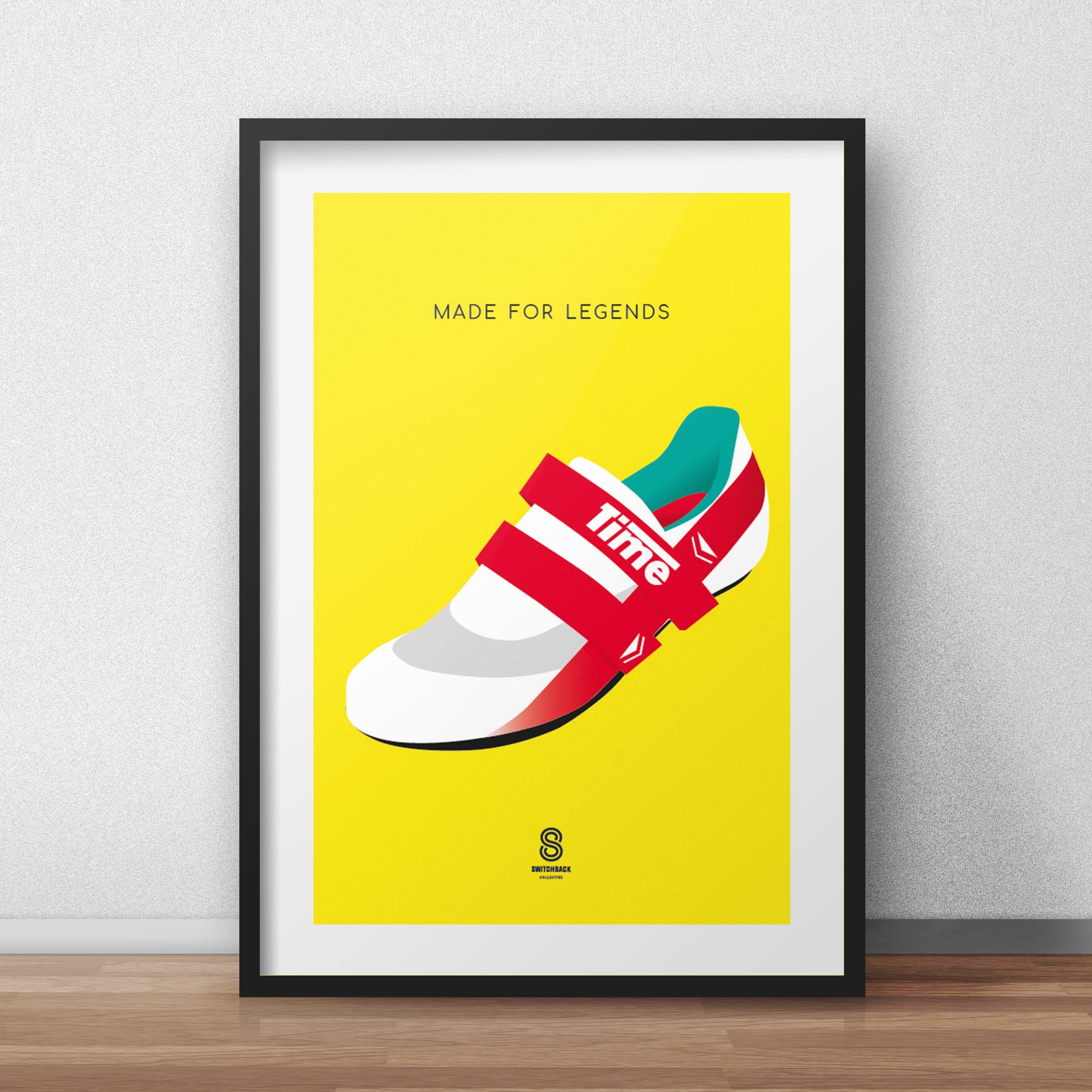 Time Cycling Shoes - Made For Legends Print